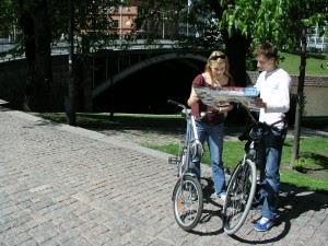 Bicycle is the best way for moving around Åbo
